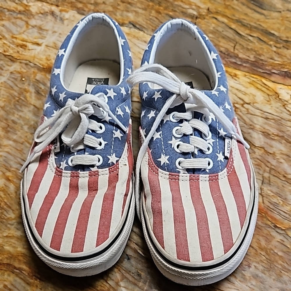 VANS American Flag Stars & Stripes skate shoes - 9.5/11